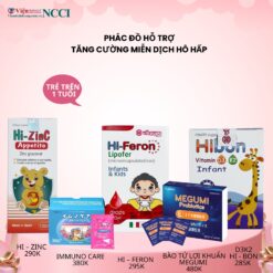 Phác đồ hỗ trợ tăng cường hệ miễn dịch hô hấp